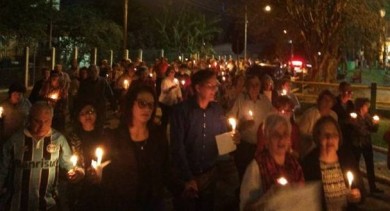 Via Lucis com catequizandos de Crisma